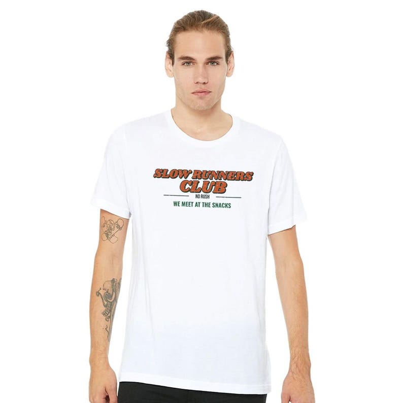 Slow Runners Club Shirt, Funny Trail Running Tee, Ultra Runner Gift, Hiking Shirt, Mountain Runner Gift in Multiple Colors & Sizes image 7