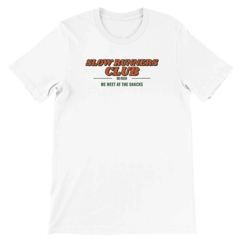 Slow Runners Club Shirt, Funny Trail Running Tee, Ultra Runner Gift, Hiking Shirt, Mountain Runner Gift in Multiple Colors & Sizes image 6