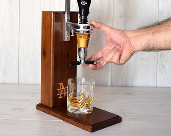whiskey Bar dispenser husband Gift, ArtDesignStudioCy, Alexander.