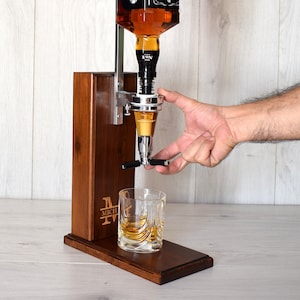 whiskey Bar dispenser husband Gift, ArtDesignStudioCy, Alexander.