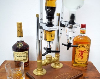 Double Liquor Alcohol Whiskey dispenser, ArtDesignStudioCy, Ace.