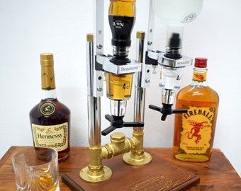 Steampunk Liquor Alcohol Whiskey dispenser, ArtDesignStudioCy, Ace.