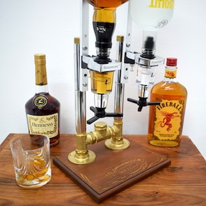 Steampunk Liquor Alcohol Whiskey dispenser, ArtDesignStudioCy, Ace.