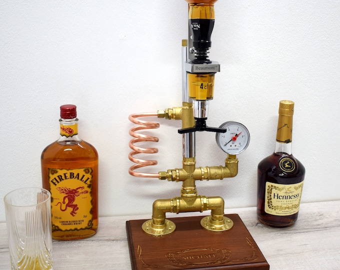 Alcohol Dispenser, Whiskey, Gin, Wine, Liquor mini Bar.