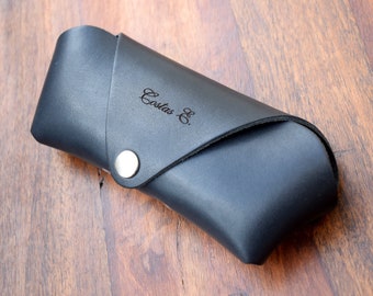 Leather Reading Glasses Case, Eyeglass Case.