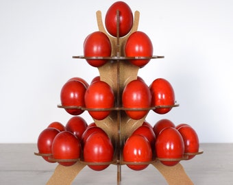 Greek Easter Eggs holder, Orthodox Easter Eggs display Stand to Hold Eggs