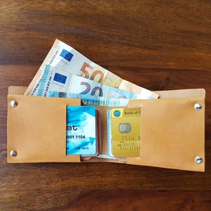 Zweifach gefaltete Leder Brieftasche, Jubiläumsgeschenk, Distressed Brieftasche, handgemachte Brieftasche, dünne Leder Brieftasche, einfache Brieftasche, Freund Geschenk, schlanke Brieftasche