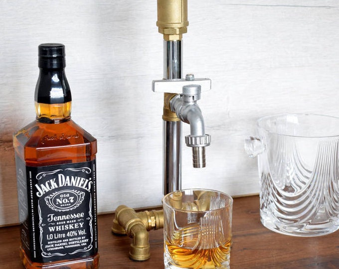 bourbon dispenser, Anniversary Gift, alcohol dispenser, husband Gift, Pure copper, groomsmen gift, Beverage dispenser, whiskey dispenser
