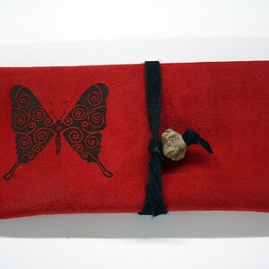 Butterfly Leather Tobacco Case