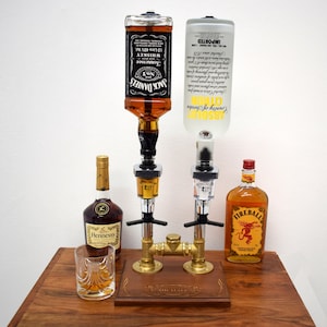 Steampunk Double Alkohol Alkohol Whisky Spender, ArtDesignStudioCy, Ace.