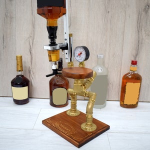 Personalized engraved Named Whiskey Dispenser, Bar, Home Bar, Pub Shed, Wine, Vodka, Liquor Dispenser, Butler Whiskey Dispenser