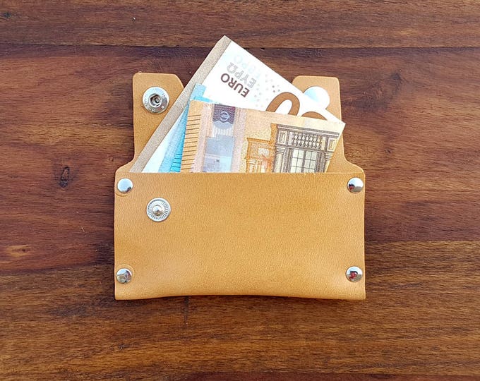 Leather cards Wallet, Anniversary Gift , husband gift, leather wallets for men, minimalist wallet, leather wallet. Credit cards Wallet.