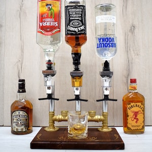 Trible Steampunk Liquor Alcohol Whiskey dispenser, ArtDesignStudioCy, Trible Ace.