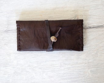 Soft Genuine Leather Tobacco Pouch