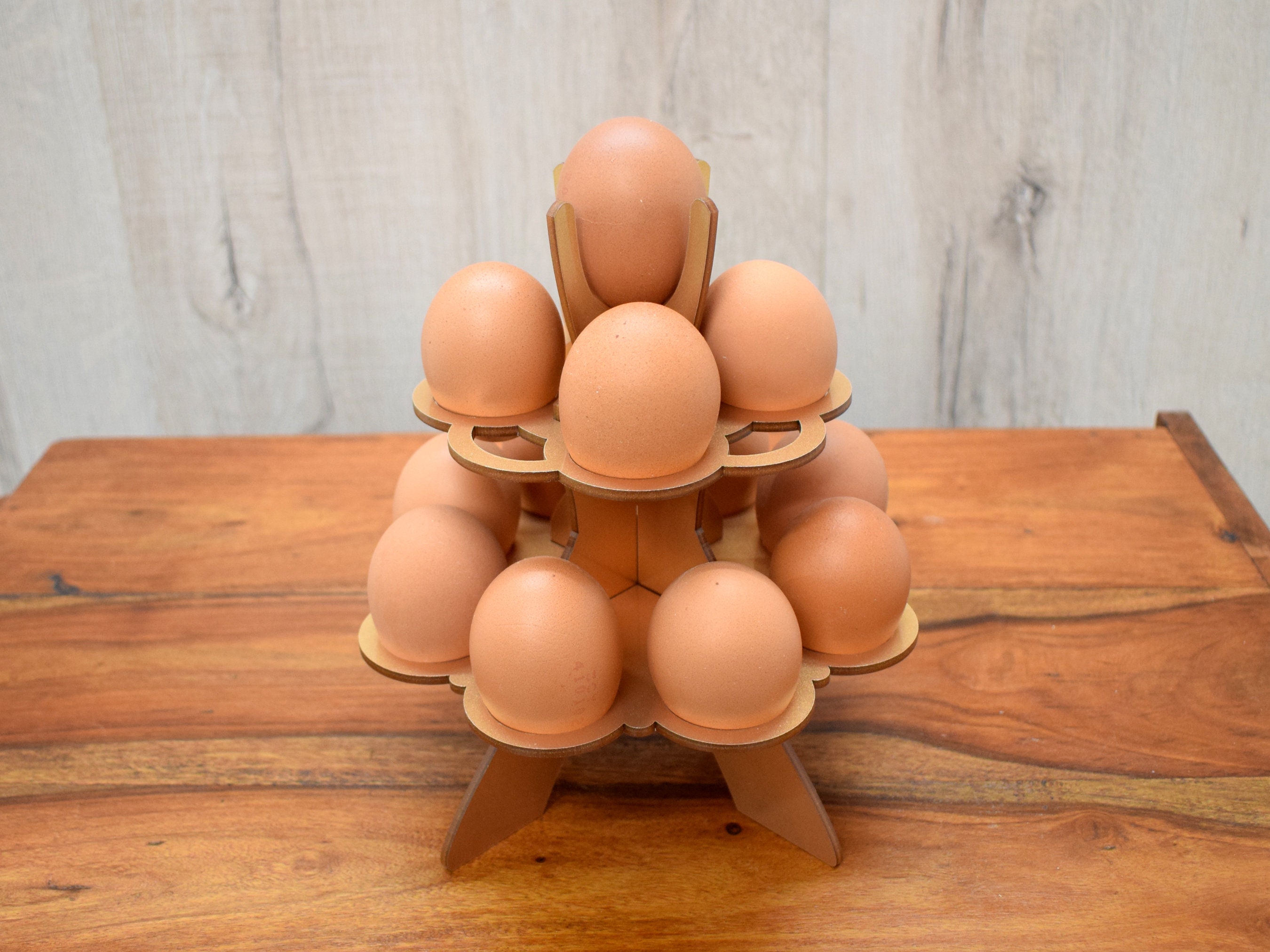 18 Stackable Egg Holder - Egg Storage - Farmhouse Egg Rack - Fresh