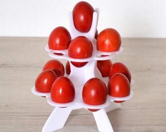 13-Egg Easter Display Stand: Farmhouse Decor, Easter Gift