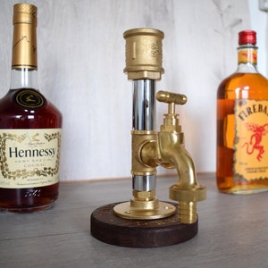 bourbon dispenser, Anniversary Gift, alcohol dispenser, party time, husband Gift, retirement gift, whiskey dispenser