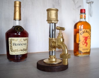 bourbon dispenser, Anniversary Gift, alcohol dispenser, party time, husband Gift, retirement gift, whiskey dispenser