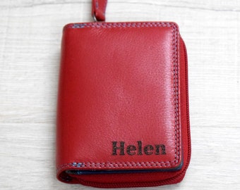 Leather wallet Christmas Gift for women