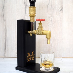 Steampunk dispenser, industrial style, Gift steampunk décor, man cave, pipe dispenser