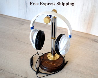 Personalised Headphone Stand Holder for Gamer or Music Lover.