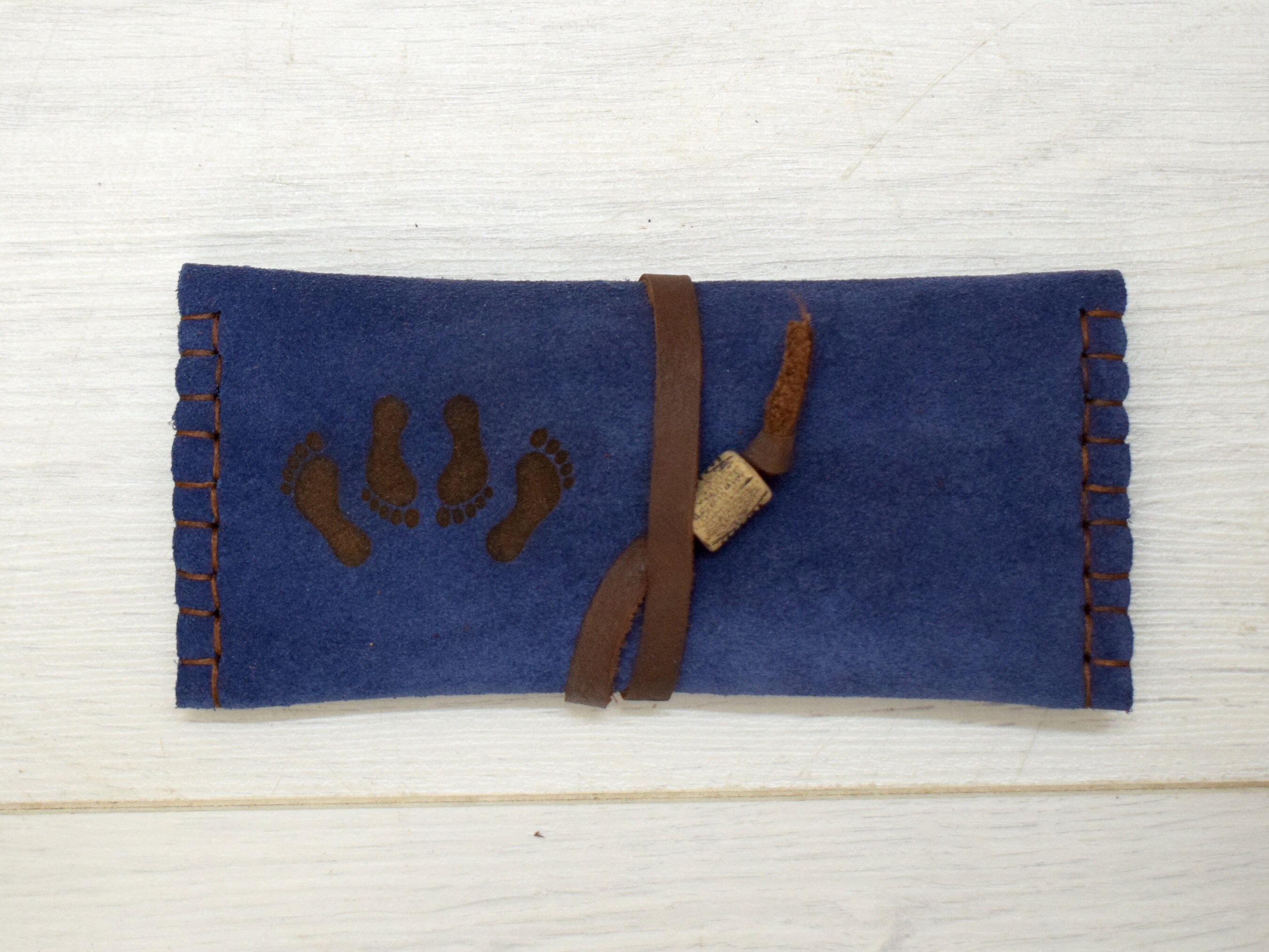 leather rolling cigarette tobacco pouch