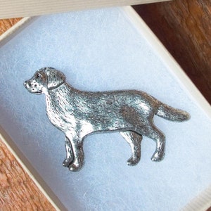 Pewter Labrador Retriever Brooch