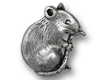 Sterling Silver Rat Charm European Style Bead Pocket Pet - Etsy