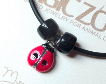 Enamel Ladybug Necklace