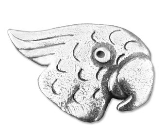 Pewter Cockatoo Lapel Pin