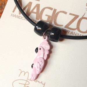 Enamel Moluccan Cockatoo Necklace
