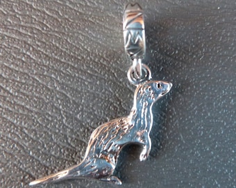 Ferret Charm for European Style Bracelet