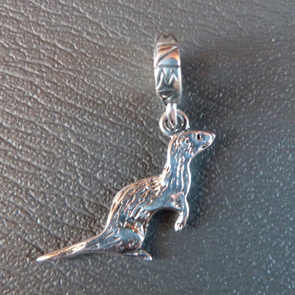 Ferret Charm for European Style Bracelet