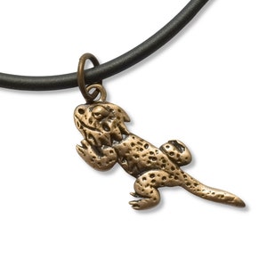 Bronze Bearded Dragon Necklace