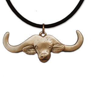 Bronze Cape Buffalo Halskette