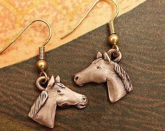 Bronze Quarterhorse Earrings