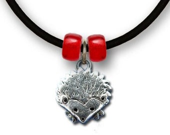 Pewter Hedgehog Necklace