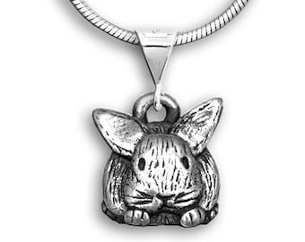 Bunny Pendant Sterling Silver