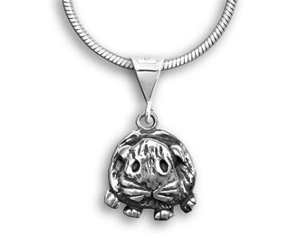 Guinea Pig Pendant Sterling Silver