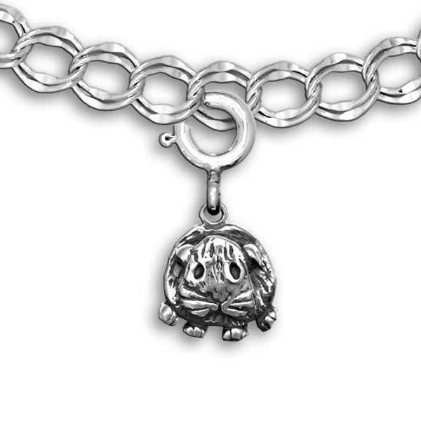 Guinea Pig Charm Sterling Silver