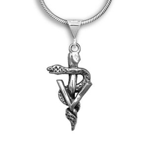 Veterinarian Pendant Sterling Silver