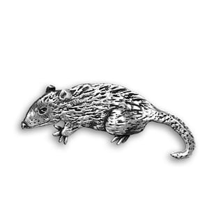 Possum Brooch Sterling Silver
