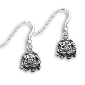 Cavia-oorbellen in sterlingzilver