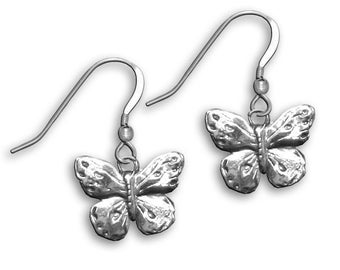 Butterfly Earrings in Sterling Silver