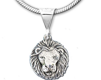 Lion Pendant Sterling Silver