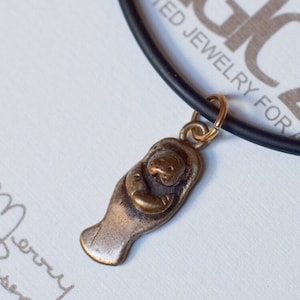 Bronze Manatee Necklace