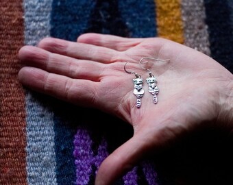 Orecchini A Lobo Con Balena In Argento Sterling - Jewelry