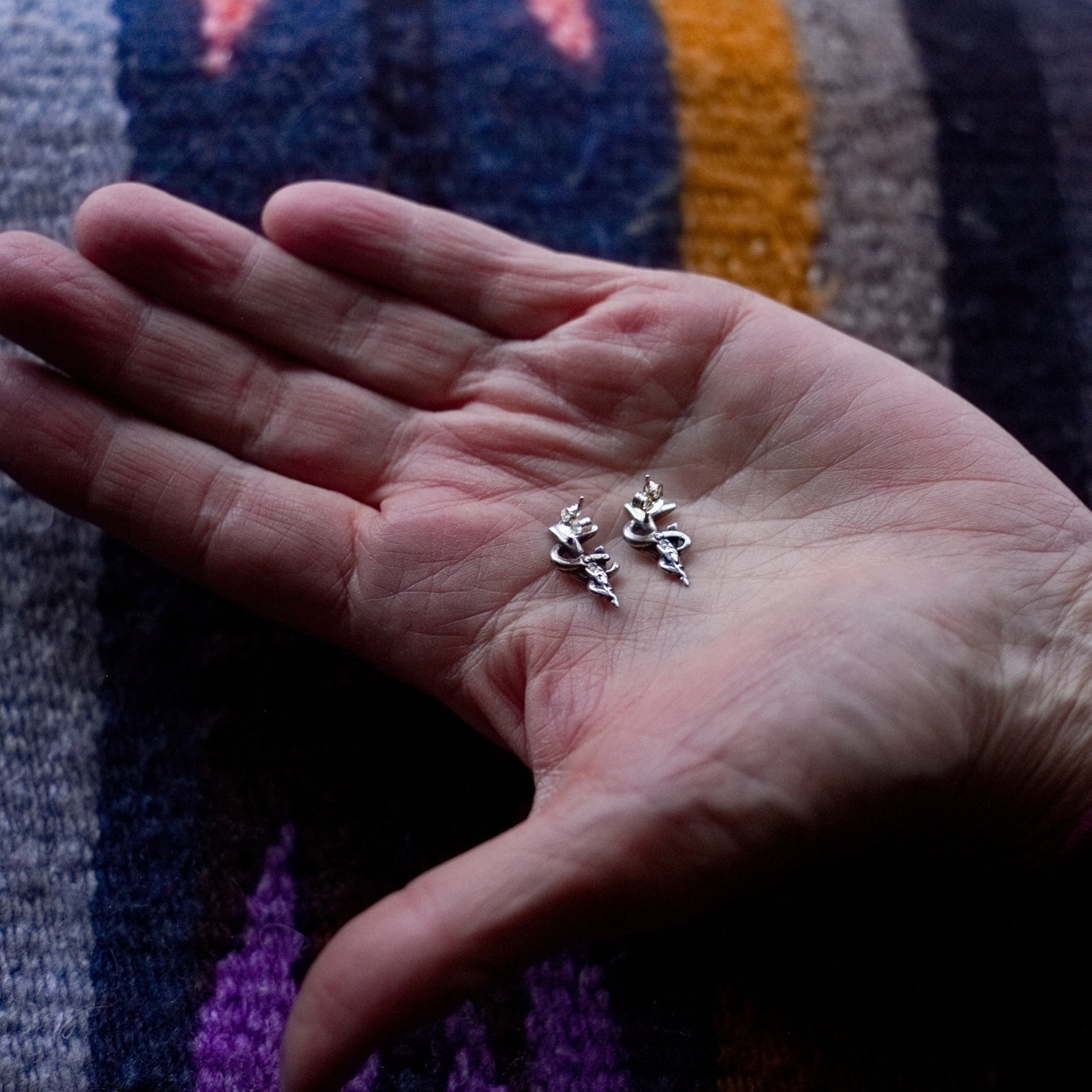 Vet Caduceus Posts Vet Studs Vet Gifts Caduceus Jewelry Etsy