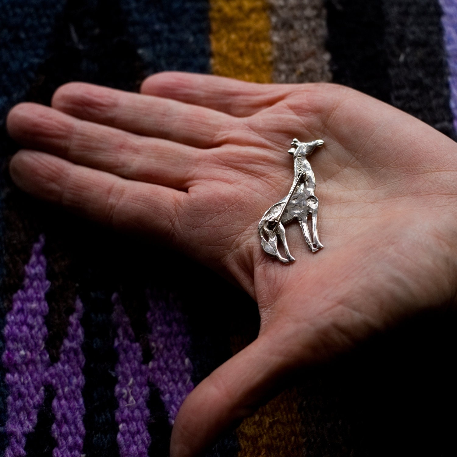 キリン　ブローチ キリンブローチ スターリングシルバー - Etsy 日本