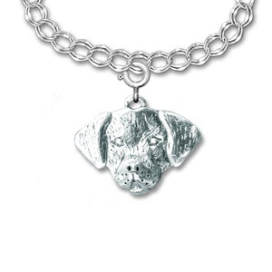 Ciondolo Labrador Retriever per bracciale in argento sterling